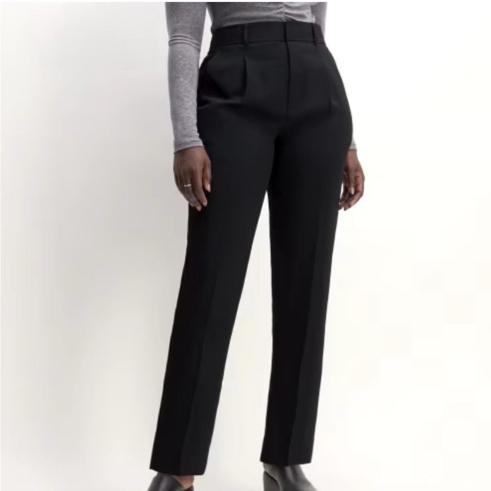 Everlane The Triacetate Way-High® Tapered Pant Black